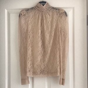 Sinequanone Paris Nude Lace Top Sz XS
